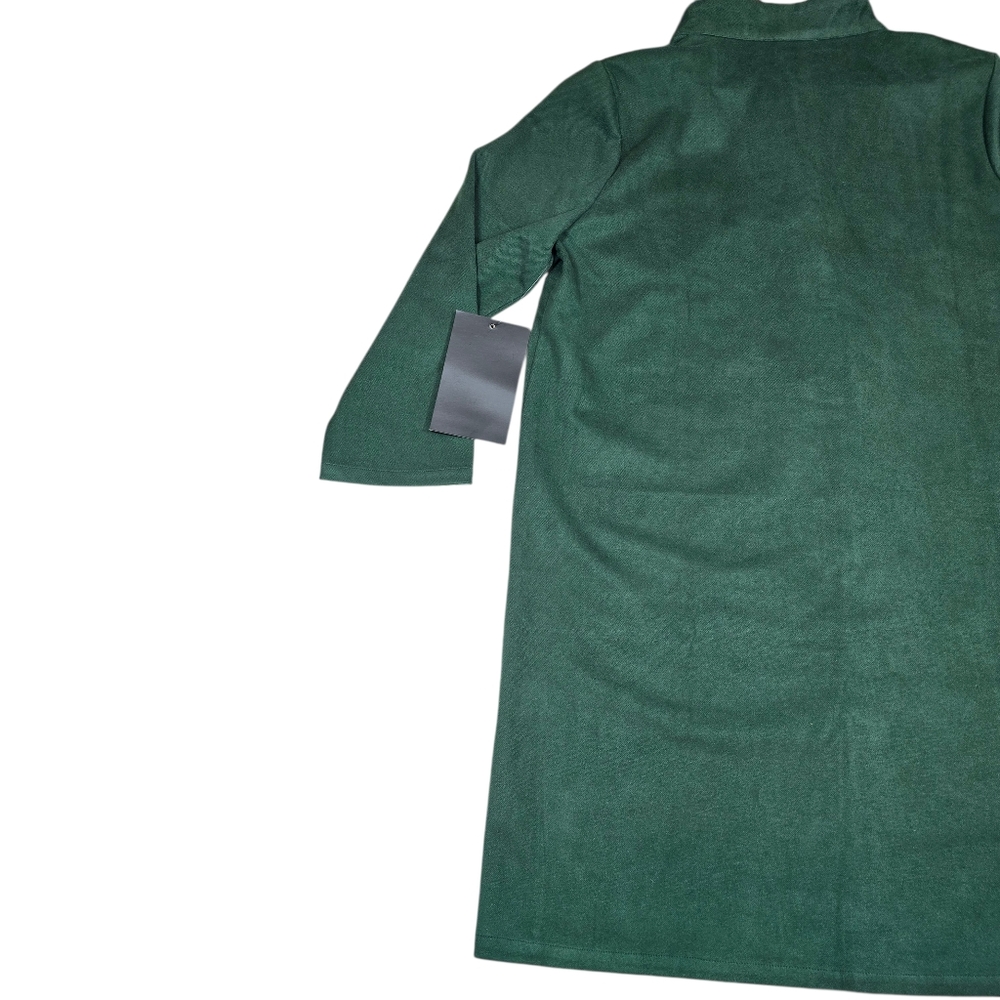 Tuckernuck Green Long Sleeve Collared Avery Mini Dress, Women's Size XL NWT - Picture 9 of 12